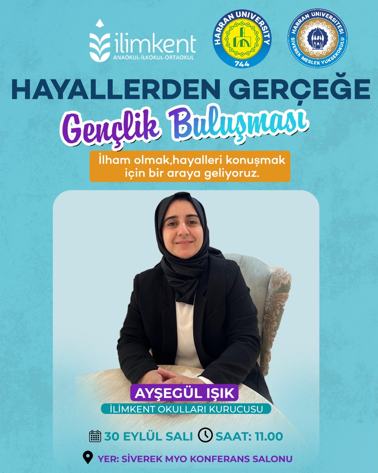 Siverek MYO’da “Hayallerden Gerçeğe” Gençlik Buluşması Gerçekleştirildi